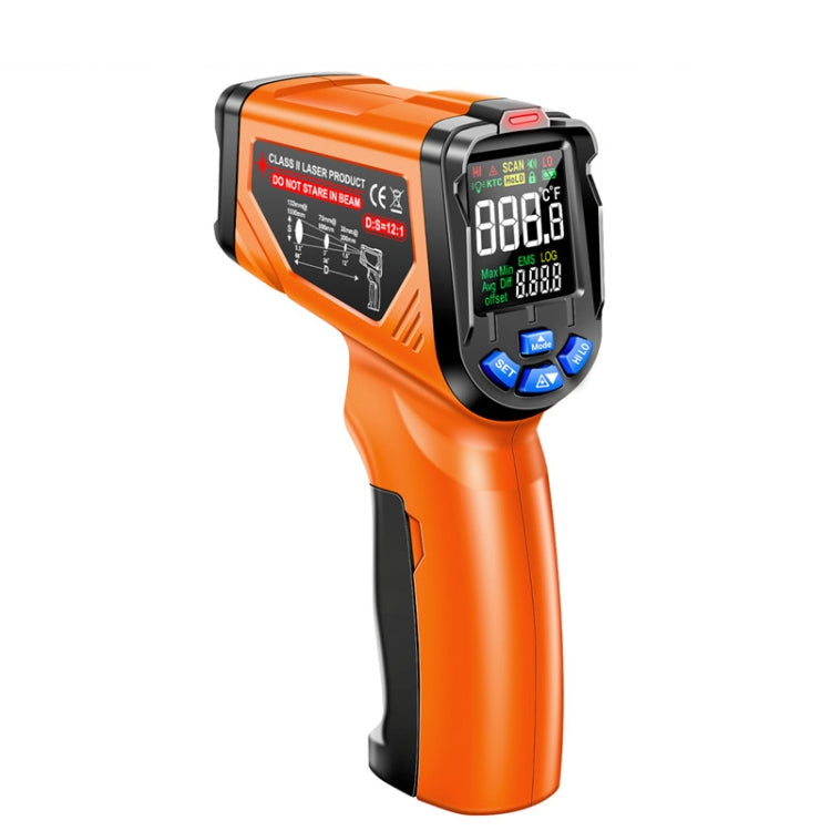 ANENG TH06 Termometro ad alta precisione per la temperatura dell'olio Termometro per acqua a infrarossi per cottura al laser, TH06 Orange, TH06 Black ANENG TH06 Termometro ad alta precisione per la temperatura dell'olio Termometro per acqua a infrarossi per cottura al laser, TH06 Orange, TH06 Black
